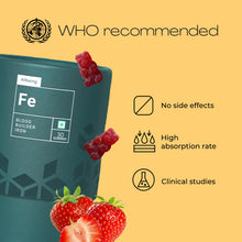 Load image into Gallery viewer, Fe Dietary Supplement : Iron Gummies - Allbeing

